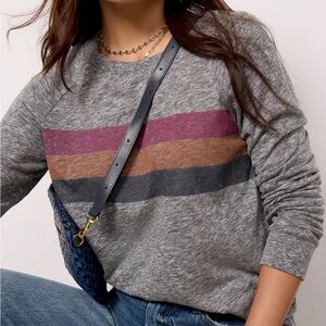 Evereve SM Ella Stripe Long Sleeve